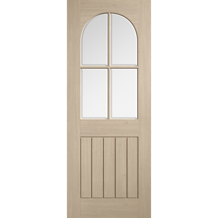 BLONDE OAK MEXICANO ARCHED SQUARE TOP GLAZED