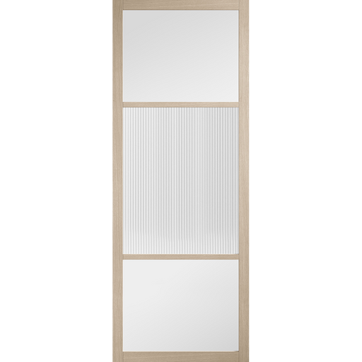 BLONDE OAK SUTTON REEDED GLAZED