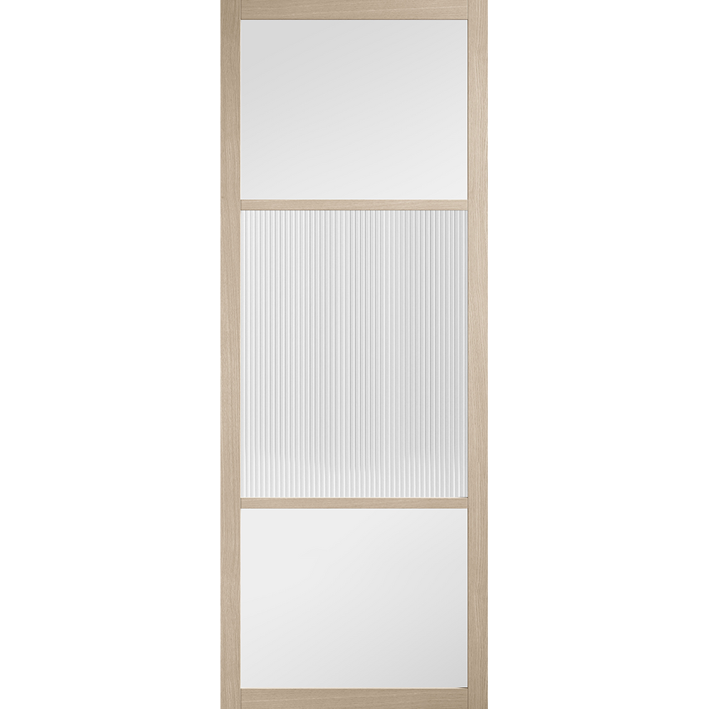 BLONDE OAK SUTTON REEDED GLAZED — Trade Superstore Online