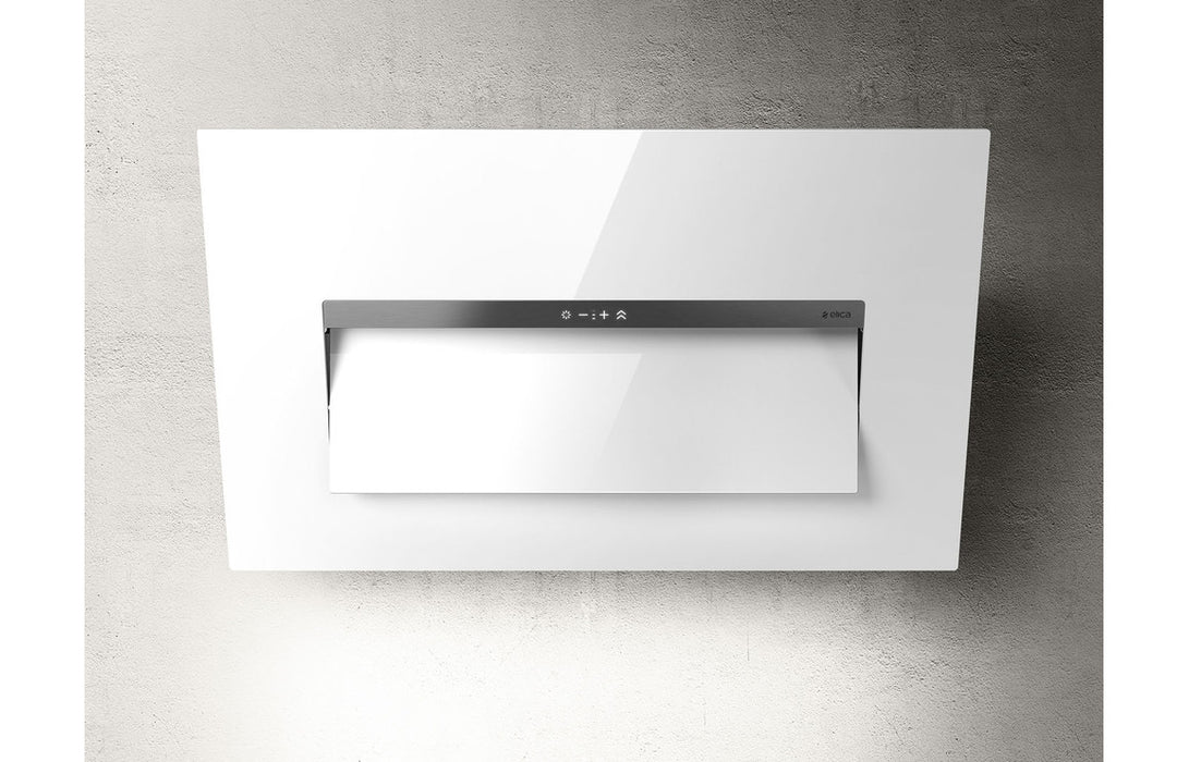 Elica Bloom-S 85cm Chimney Hood - Dekton,White Glass