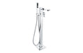 Briano Floor Standing Bath/Shower Mixer - Chrome