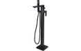 Briano Floor Standing Bath/Shower Mixer - Matt Black