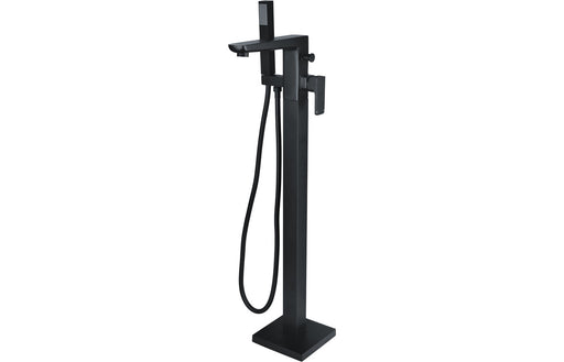Briano Floor Standing Bath/Shower Mixer - Matt Black