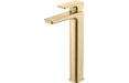 Briano Tall Basin Mixer - Brushed Brass