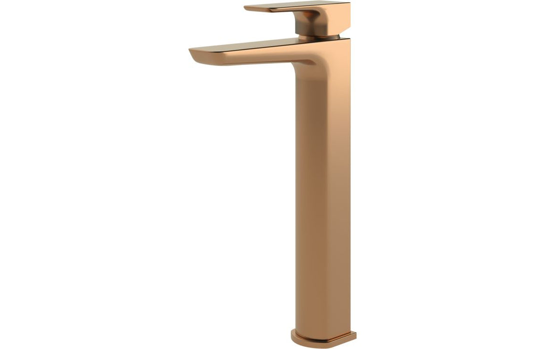 Briano Tall Basin Mixer - Brushed Bronze