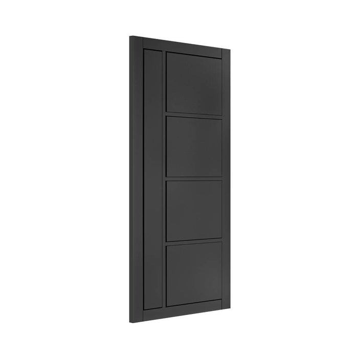 Deanta Brixton Black Prefinished Door