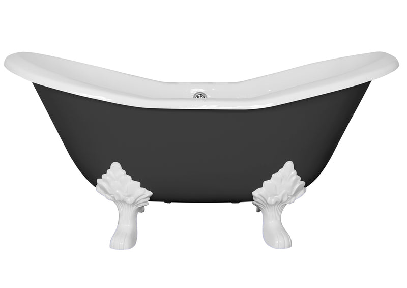 Hurlingham Byron Freestanding Cast Iron Bath 1560 x 765mm