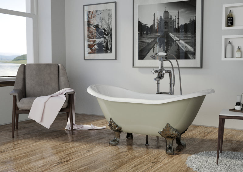 Hurlingham Byron Freestanding Cast Iron Bath 1560 x 765mm