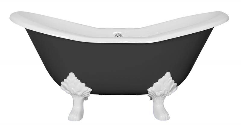 Hurlingham Byron Freestanding Cast Iron Bath 1560 x 765mm
