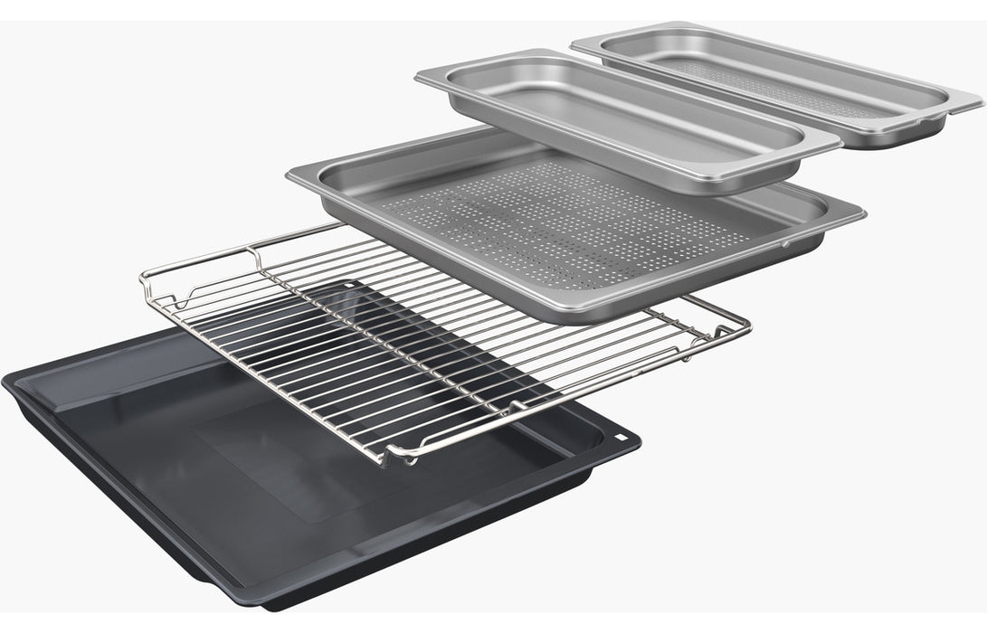 Neff N90 C24FS31G0B Compact Oven w/Steam - Black w/Graphite Trim