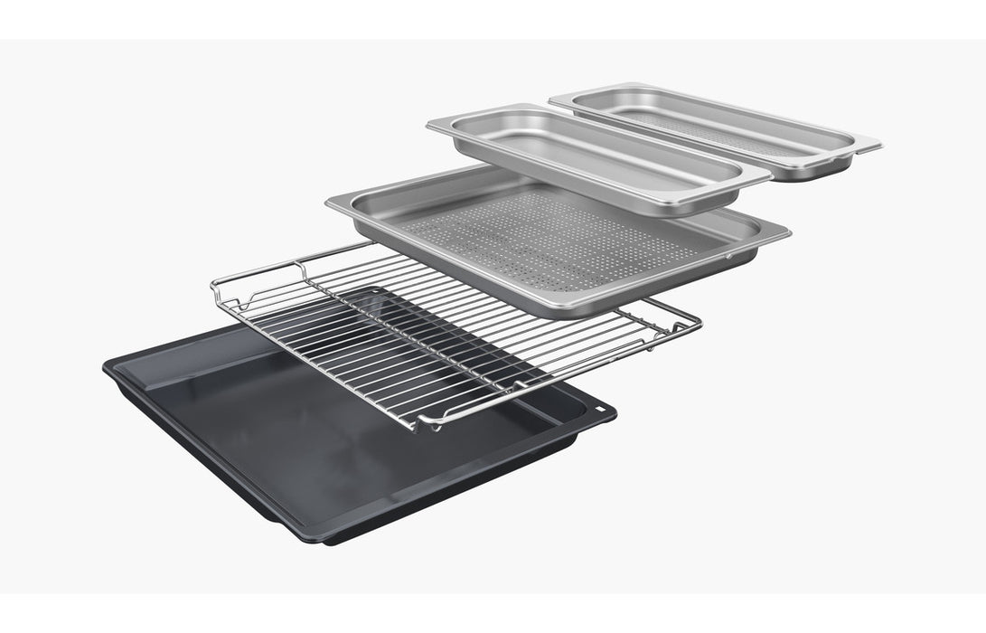 Neff N90 C24FT53G0B Compact Oven w/Steam - Black w/Graphite Trim