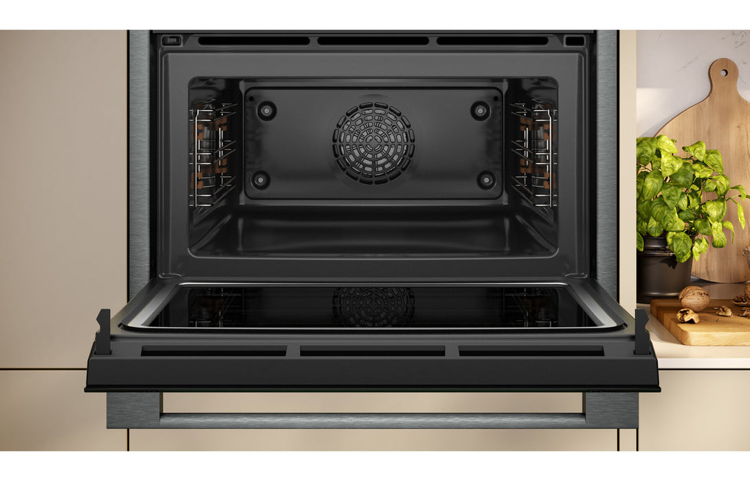 Neff N70 C24MR21G0B Compact Electric Oven & Microwave - Black w/Graphite Trim