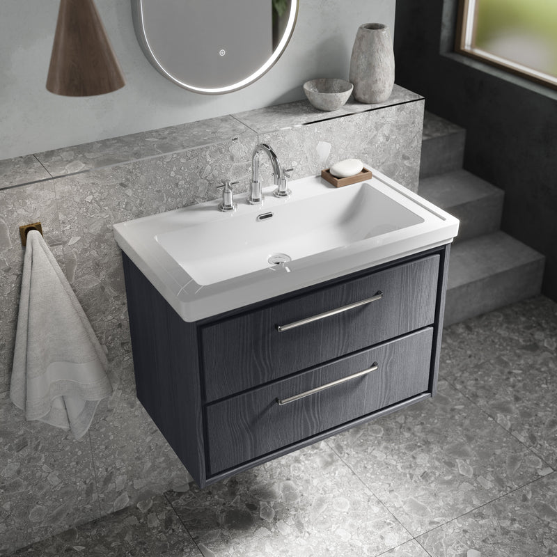 3 Tap Hole 800mm Traditional Fireclay Basin