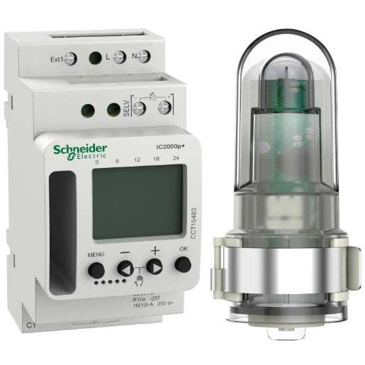 Acti9 Ic2000P+ (2 - 2000 Lux) Programmable Twilight Switch