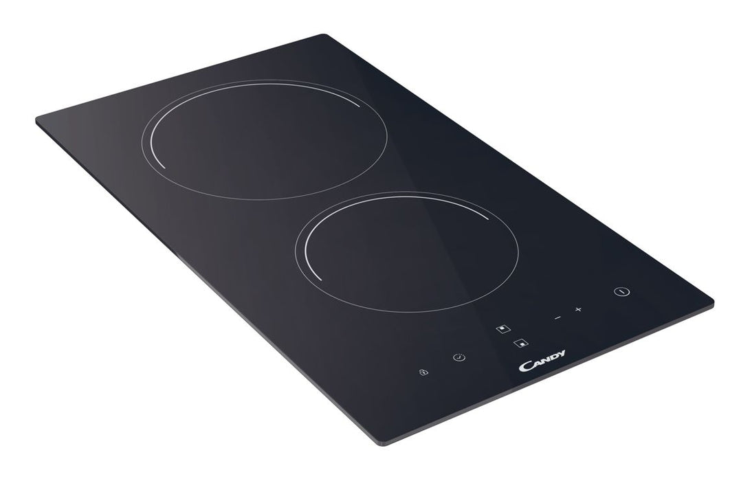 Candy CDH30 30cm Ceramic Hob - Black Glass