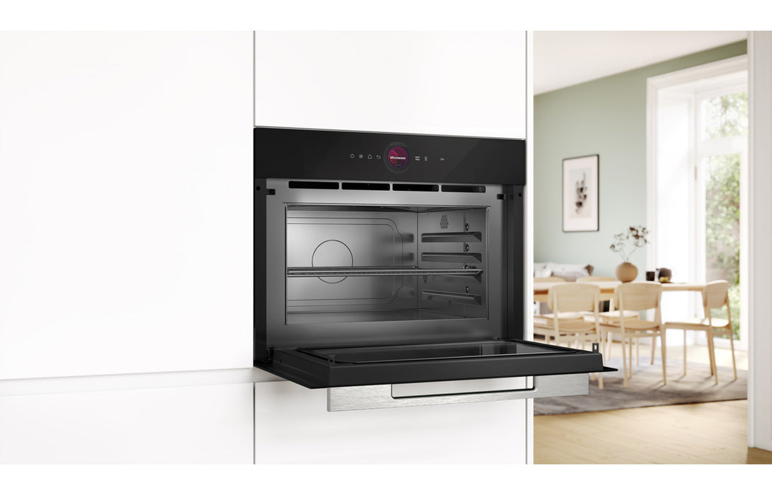 Bosch Series 8 CEG732XB1B B/I 1000W Combination Microwave & Grill - Black