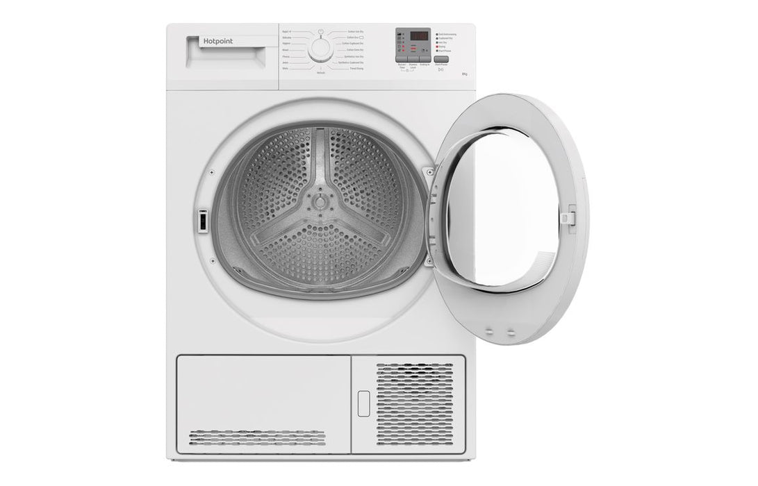 Hotpoint C HD C82 WWGD UK F/S 8kg Condenser Dryer - White