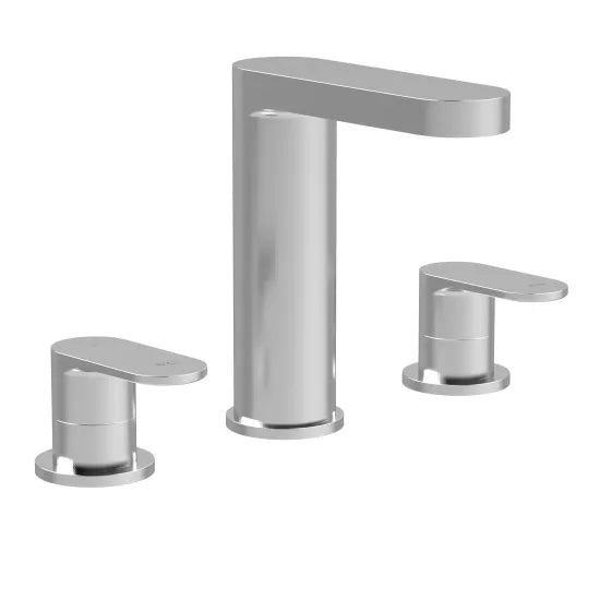 BC Designs Chelmsford  3 Tap Hole Deck Mounted Basin Mixer With Pop Up Waste