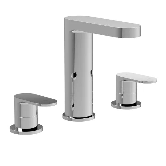 BC Designs Chelmsford  3 Tap Hole Deck Mounted Basin Mixer With Pop Up Waste