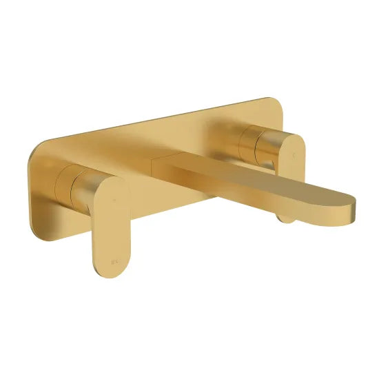 BC Designs Chelmsford  3 Tap Hole Wall Mounted Basin Mixer With Plate