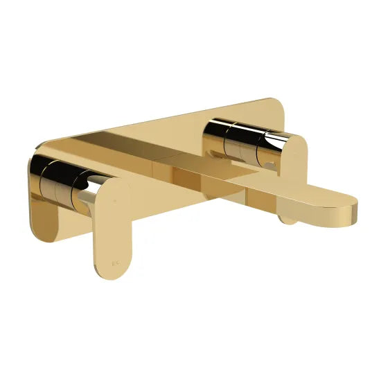BC Designs Chelmsford  3 Tap Hole Wall Mounted Basin Mixer With Plate