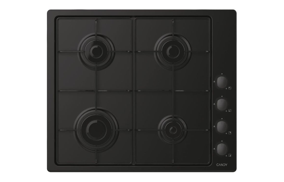 Candy CHW6LBB 60cm Gas Hob - Black