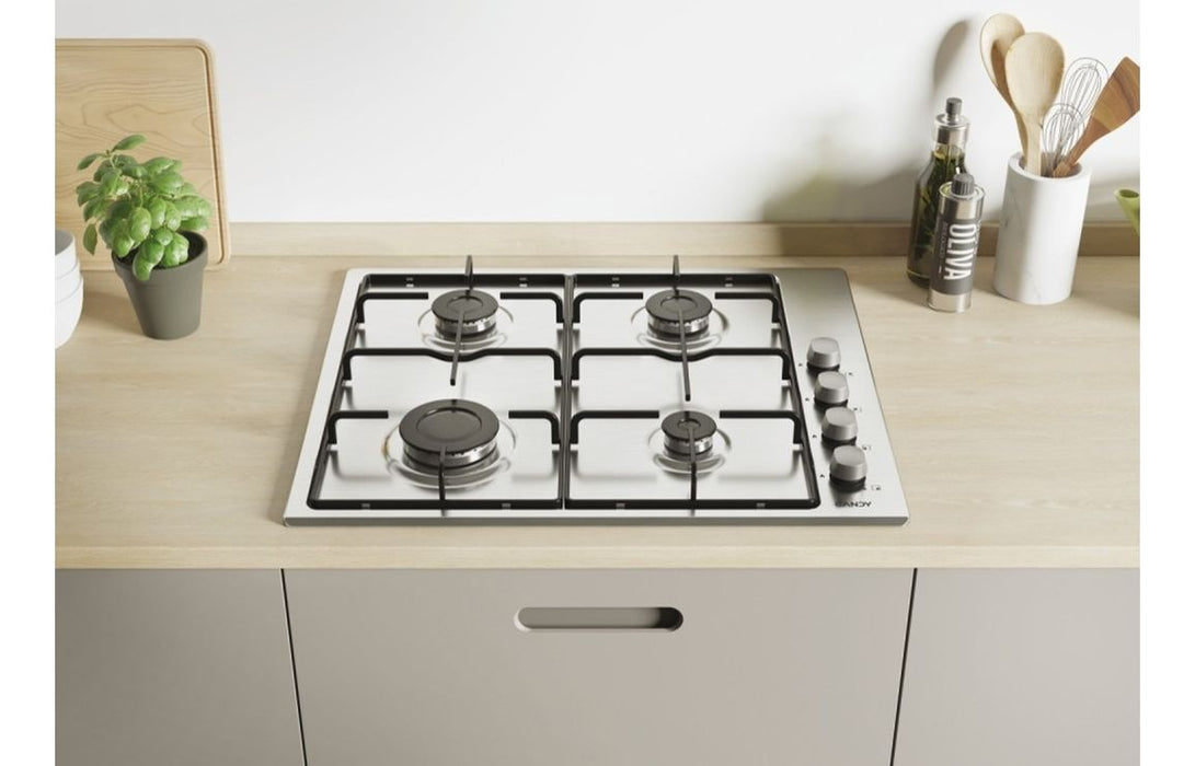 Candy CHW6LX 60cm Gas Hob - St/Steel