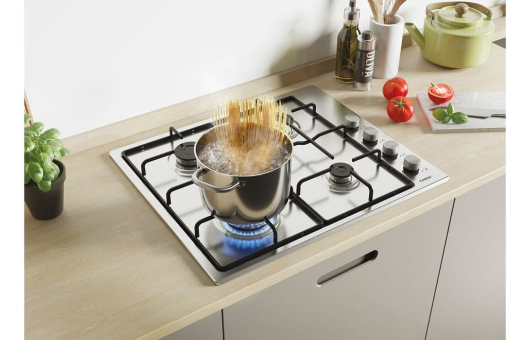 Candy CHW6LX 60cm Gas Hob - St/Steel