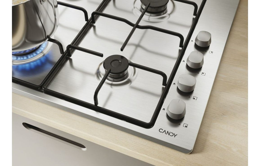 Candy CHW6LX 60cm Gas Hob - St/Steel
