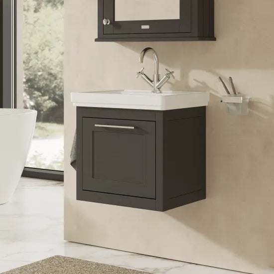 BC Designs Crestfield 500mm  Wall Hung Vanity Unit