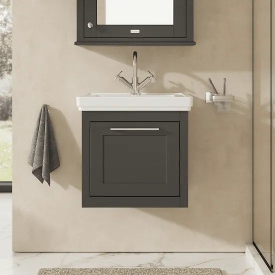 BC Designs Crestfield 500mm  Wall Hung Vanity Unit
