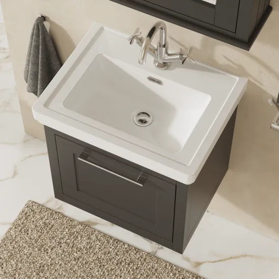 BC Designs Crestfield 500mm  Wall Hung Vanity Unit