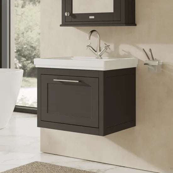 BC Designs Crestfield 600mm  Wall Hung Vanity Unit