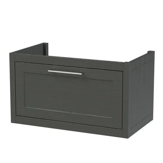 BC Designs Crestfield 800mm  1 Drawer Wall Hung Vanity Unit