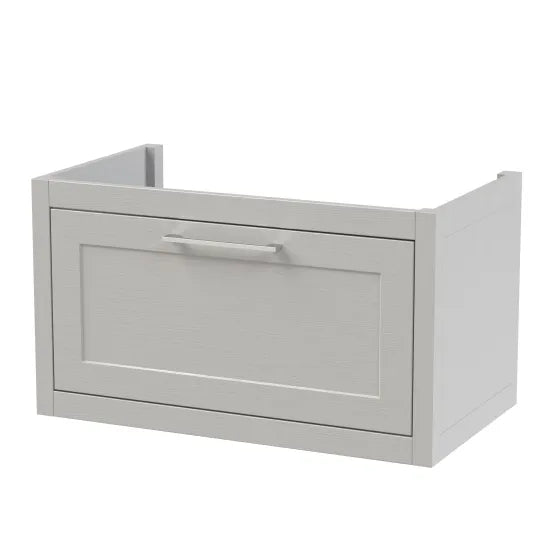 BC Designs Crestfield 800mm  1 Drawer Wall Hung Vanity Unit