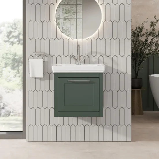 BC Designs Crestfield 500mm  Wall Hung Vanity Unit