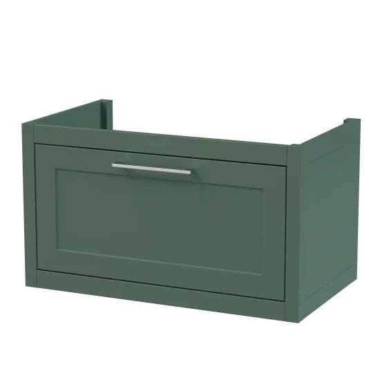 BC Designs Crestfield 800mm  1 Drawer Wall Hung Vanity Unit