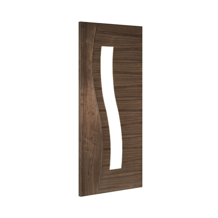 Deanta Cadiz Prefinished Walnut Glazed Door