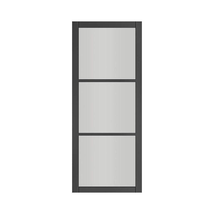 Deanta Camden Black Prefinished Glazed Door