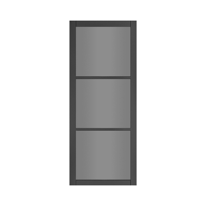 Deanta Camden Black Prefinished Tinted Glaze Door