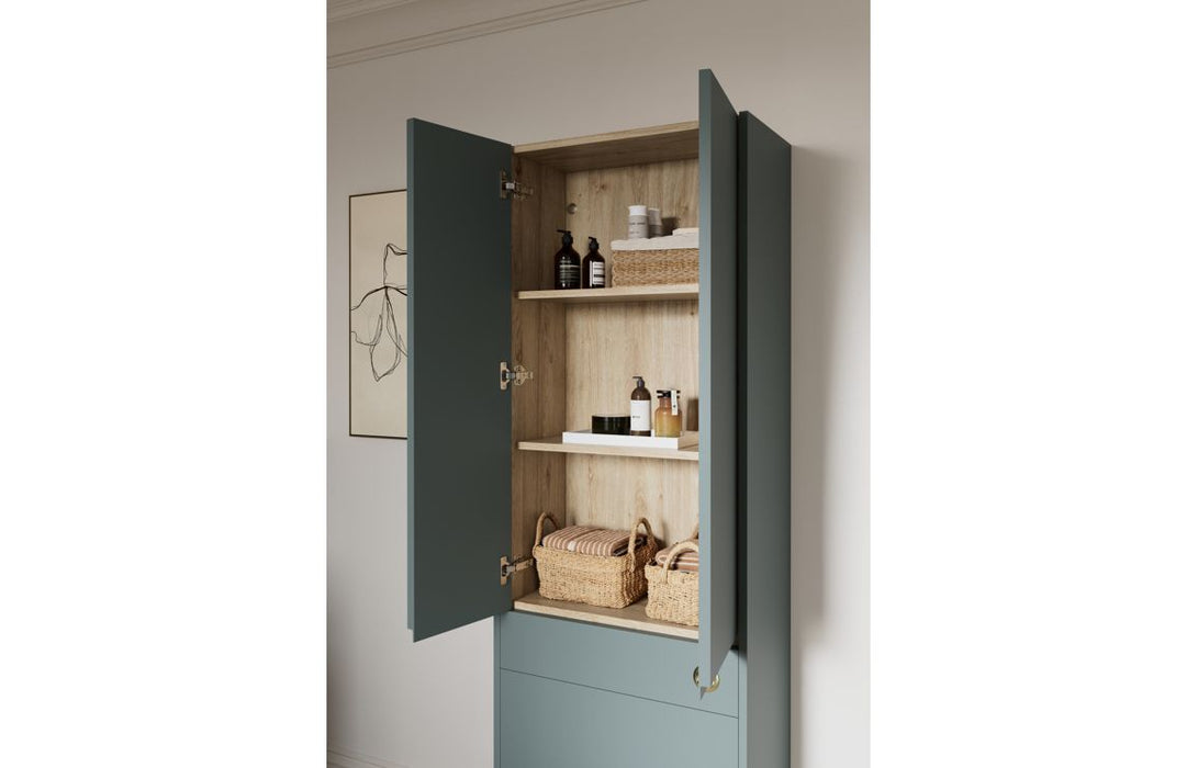 Siena 600mm Slim 2 Door Storage Unit - Matt Green Camo