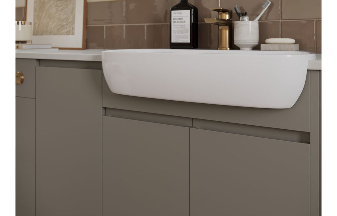 Siena 200mm Slim Base Unit - Matt Stone