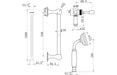 Carrick Traditional Slide Rail - Chrome