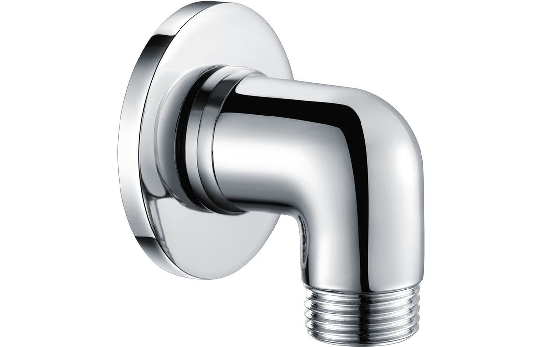 Carrick Traditional Wall Outlet Elbow - Chrome