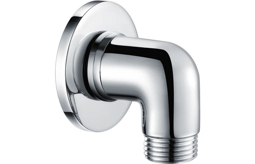 Carrick Traditional Wall Outlet Elbow - Chrome