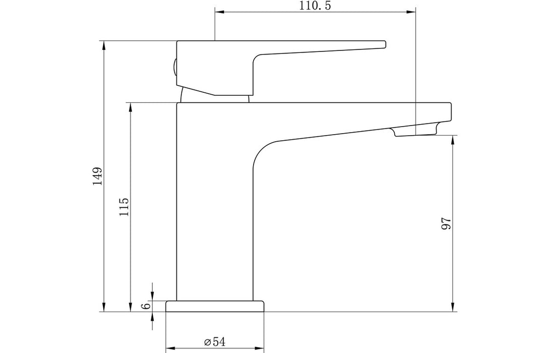 Carvani Basin Mixer - Chrome