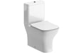 Cedraire Short Projection Close Coupled Fully Shrouded WC & Slim Soft Close Seat