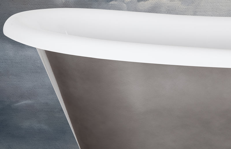 Hurlingham Chaucer Freestanding Cast Iron Bath 1680 x 760mm