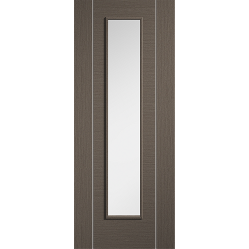 CHOCOLATE GREY ALCARAZ LONG LIGHT GLAZED