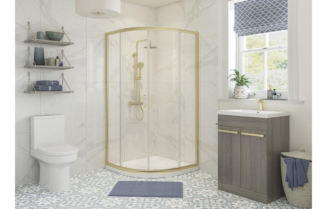 Classora 2 Door Quadrant - Brushed Brass